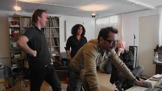 JOE JACKSON and ZUCO 103 working on the Duke song 'It Don't Mean A Thing' in the Studio. 2011