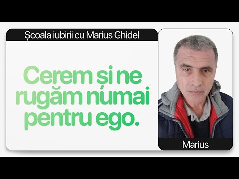 SUFLETUL E CEL MAI FERICIT CAND EGOUL SUFERA, SE PLANGE, SE VAITA SI PIERDE BINELE SAU