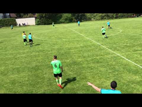 I. poločas mistrovského utkání 1.B třídy skupiny C Postřelmov : Libina 25.5.2019