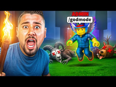 Ich spiele mit dem ADMIN von 99 Nächte im Wald! 🔦