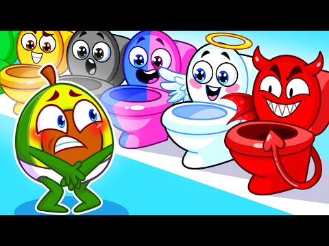 Potty Training Song | Helpful Habits | Where Is My Potty? Tales for Kids | Good Habits PP Stories 🥑✨