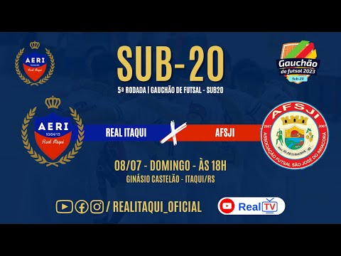 REAL ITAQUI X AFSJI - GAUCHÃO DE FUTSAL SUB 20