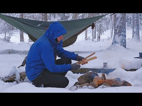 Metsäsuksilla Helvetinjärvellä | Yö ulkona -15°C