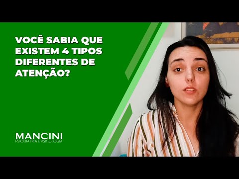 VOCÊ SABIA QUE EXISTEM 4 TIPOS DIFERENTES DE ATENÇÃO?