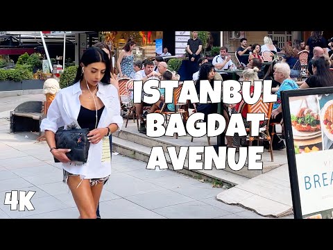 [4K] 🦊 Istanbul Walk Bagdat Avenue Walking Tour 2022