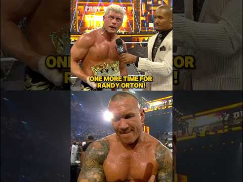 Cody Rhodes thanks his mentor, Randy Orton after an incredible match at #WWENOC