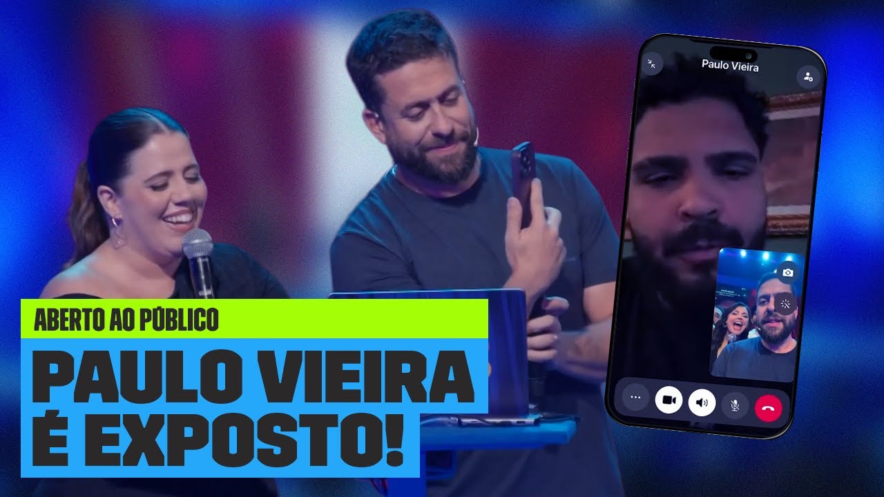 Tati Machado liga para Paulo Vieira e EXPÕE O AMIGO! | Aberto ao Público | Multishow