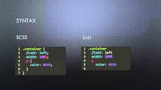 Sass Beginner Tutorial #2: Sass vs. SCSS