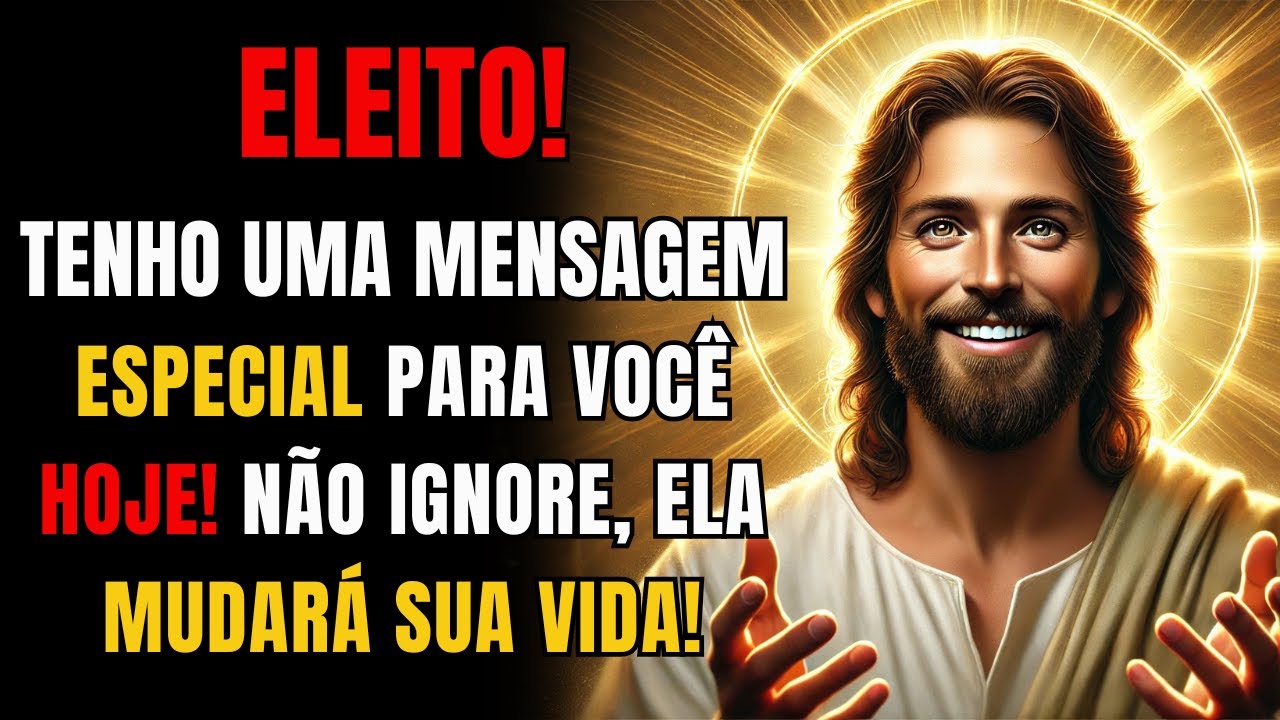 DEUS DIZ: VOCÊ VAI SENTIR A MAIOR ALEGRIA AO OUVIR ESTA MENSAGEM DE JESUS! ASSISTA ATÉ O FINAL!