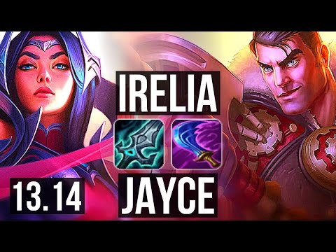 IRELIA vs JAYCE (TOP) | 13/1/1, 8 solo kills, 1100+ games, 1.3M mastery | EUW Master | 13.14