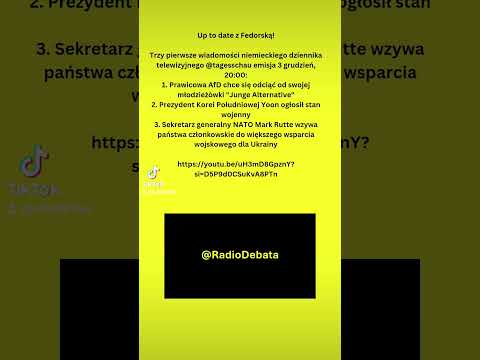 NIEMIECKIE MEDIA 3 grudnia