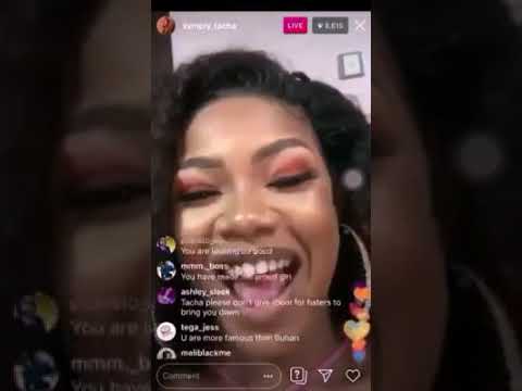 SIMPLY TACHA HOLDS A LIVE VIDEO CHAT WITH HER FANS AFTER DISQUALIFICATION