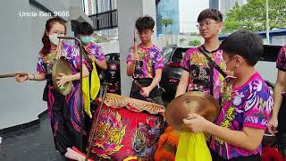 2023 CNY Lion Dance Drumming Performance @ Pudu KL #沙叻秀黃老仙師慈孝廟南北龍獅團