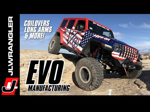 Jeep JL Wrangler Coilovers and Long Arm Suspension by EVO at Moab EJS : JL JOURNAL