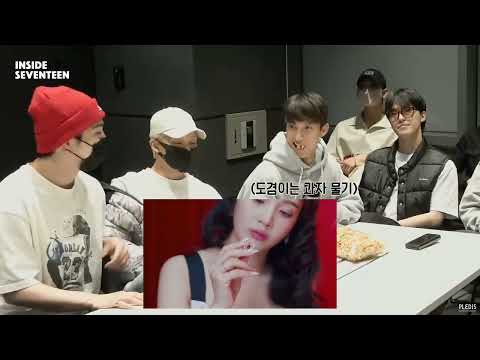 seventeen reaction Red valvet /izone