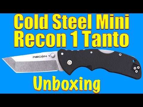 Cold Steel Mini Recon 1 Unboxing