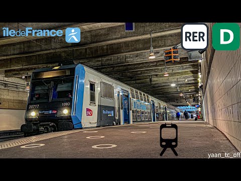 (RER D Z20500 IDFM/Transilien en gare Évry - Courcouronnes Centre ￼