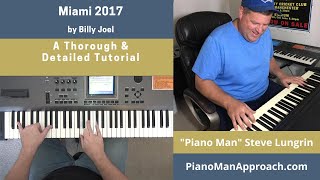 Miami 2017 (Seen the Lights Go Out on Broadway) (Billy Joel), Free Tutorial!