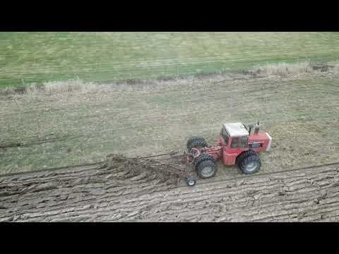 Massey Ferguson 4800 10 Furrow Ploughing 2023 Pt. 1