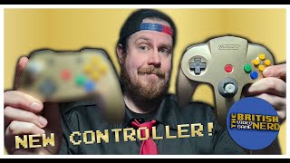 Wireless gold controller for the Nintendo 64 - BVGN