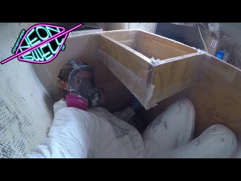 Deck Core & Galley Bulkheads (22' Sailboat Refit) - Neon Swell - Ep. 11