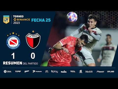 #TorneoBinance 2023 | Fecha 25 | resumen de Argentinos - Colón
