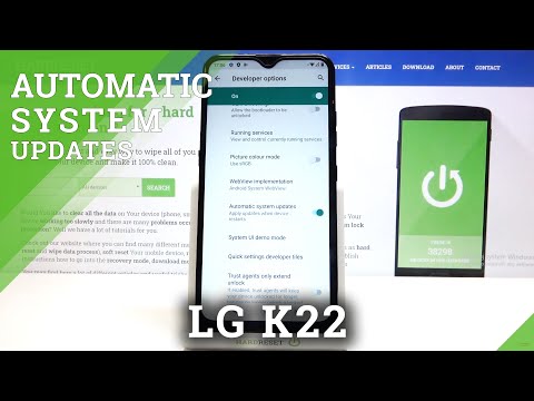 How to Enable Auto System Updates in LG K22 – Find Automatic System Updates Option