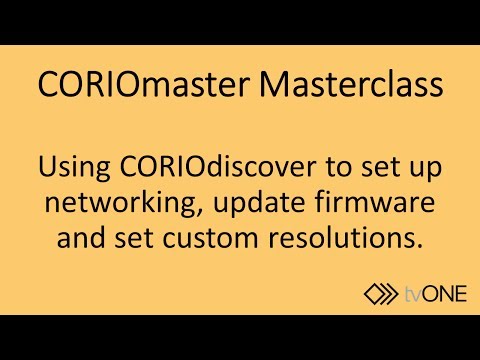 CORIOmaster Masterclass