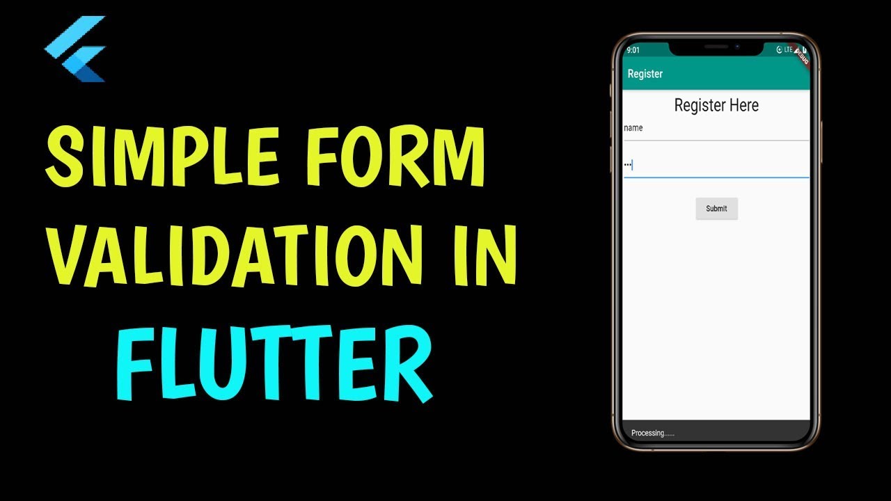 Flutter: Simple Form Validation