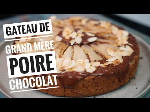 Moist Pear and Chocolate Cake