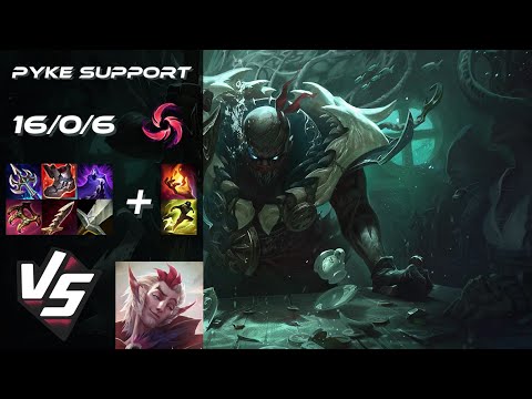 SUPPORT Pyke vs Rakan - NA Challenger Patch 25.18