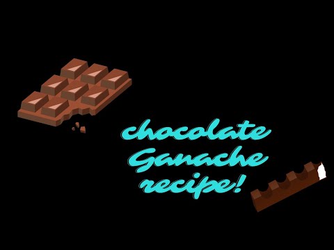simple CHOCOLATE GANACHE recipe - Baking & Cooking With Zuni