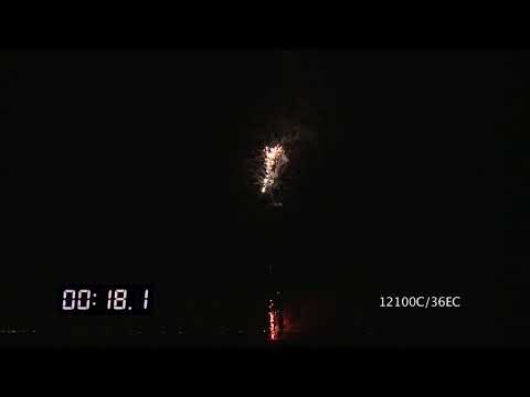 12100C/36EC - Cake Ø30mm 36s I-shape 45sec H50m Cat.3 Nec648g 1.4G, One fuse, Hong Kong Night 4/1