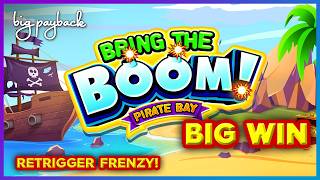 BIG WIN BONUS! Bring the Boom Pirate Bay Slots!