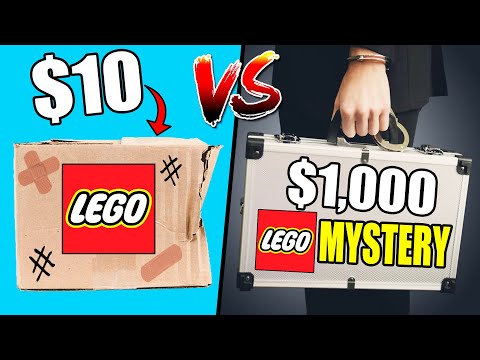 $10 VS $1,000 LEGO Mystery Box...