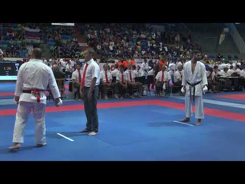 SKIF World Championship 2019 HK (CZ) - QF kumite men +75 kg - R. Ono (JAP) x I. Pavlakis (GRE) 3:2