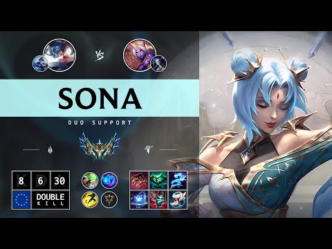 Sona Support vs Soraka: Unstoppable - EUW Challenger Patch 14.15