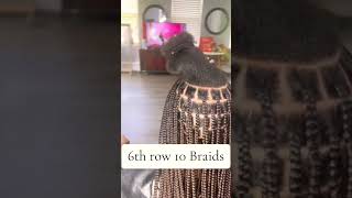 CORRECT WAY TO PART YOUR BRAIDS #hairstyle #knotlessbraids #braids