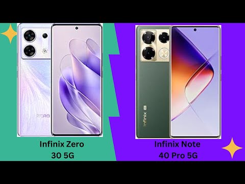 Infinix Zero  30 5G VS Infinix Note  40 Pro 5G | Tech Reviews