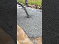 Mixer Trucks Pour Concrete On Site And Road Construction Is Progressing Efficiently