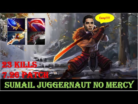 Sumail Imba Juggernaut New Patch 2 New Ulti Carry 23 Kills (Dota 2)