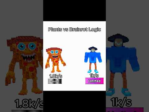 Plants vs Brainrot Logic #roblox #plantsvsbrainrot #growagarden