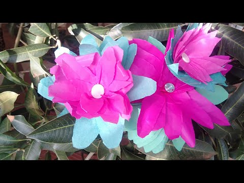 🌷How to make paper flower 🌷