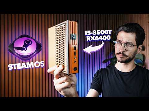 A Valve demorou, então montei minha própria STEAM MACHINE! | Mini PC com SteamOS