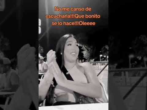 Mercee Echeverría singing for the Banis!!!! TUFLAMENCO