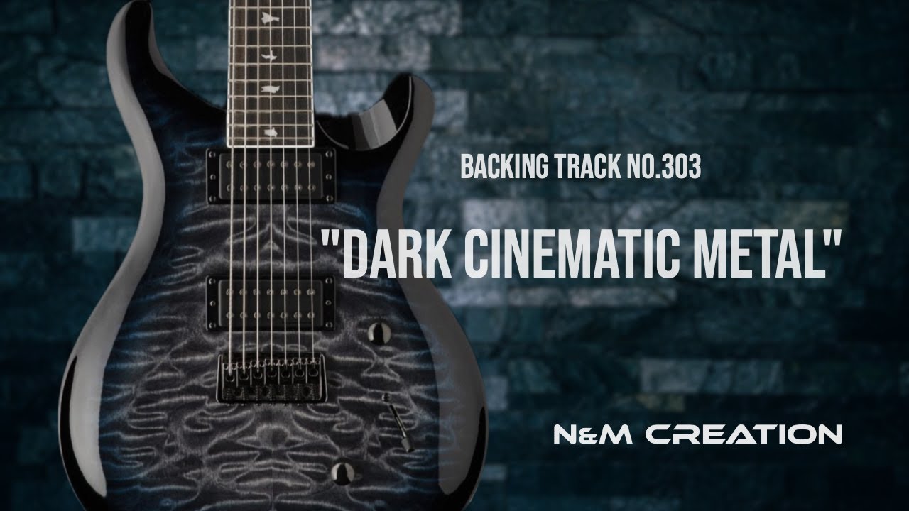 Dark Cinematic Metal Backing Track in A Phrygian | BT-303