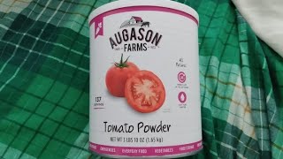 Prepping Mail Haul Augason Farms Tomato Powder - Disabled and Prepping