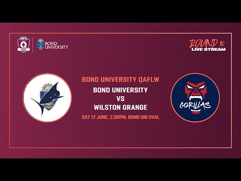 LIVE QAFLW ROUND 10 - Bond University v Wilston Grange