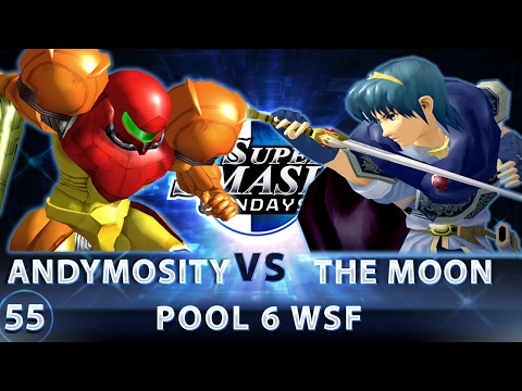 SSS 55 - Andymosity (Samus) vs. The Moon (Marth) - SSBM Pool 6 WSF - Smash Melee