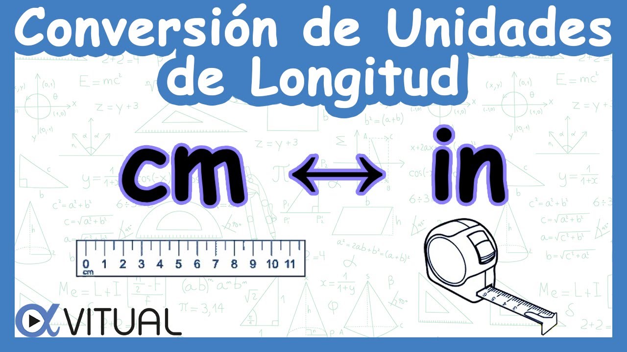 📏 Conversión de Unidades de Longitud: Centímetros (cm) a Pulgadas (in) y pulgadas a centímetros